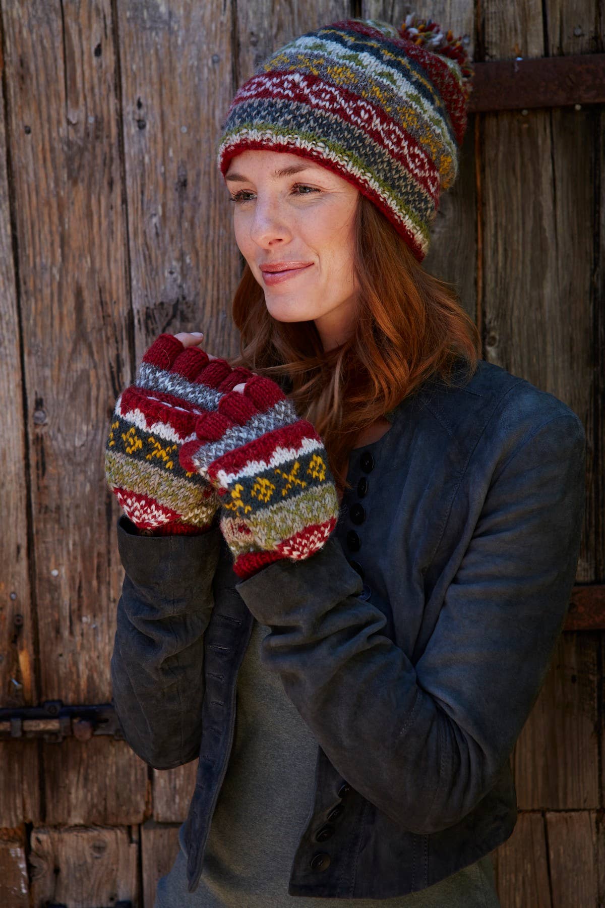 Finisterre Glove Mitts Rust: Rust